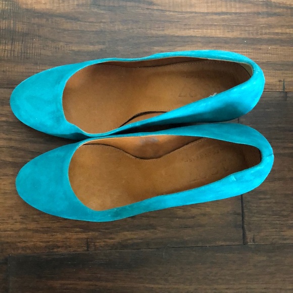 MADEWELL BLOCK PUMPS SIZE 6 suede - Picture 2 of 2